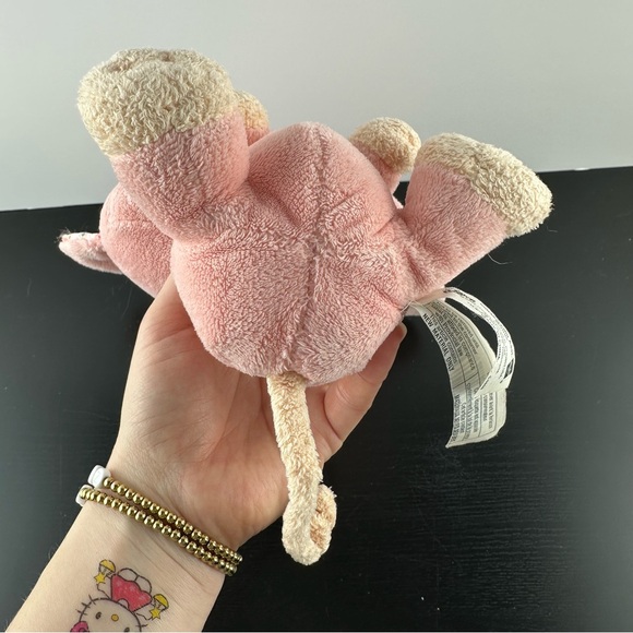 Littlest Pet Shop 2007 Pink Mouse Dots Plush Stuffed Animal Toy Hasbro 9" LPS - Picture 4 of 6